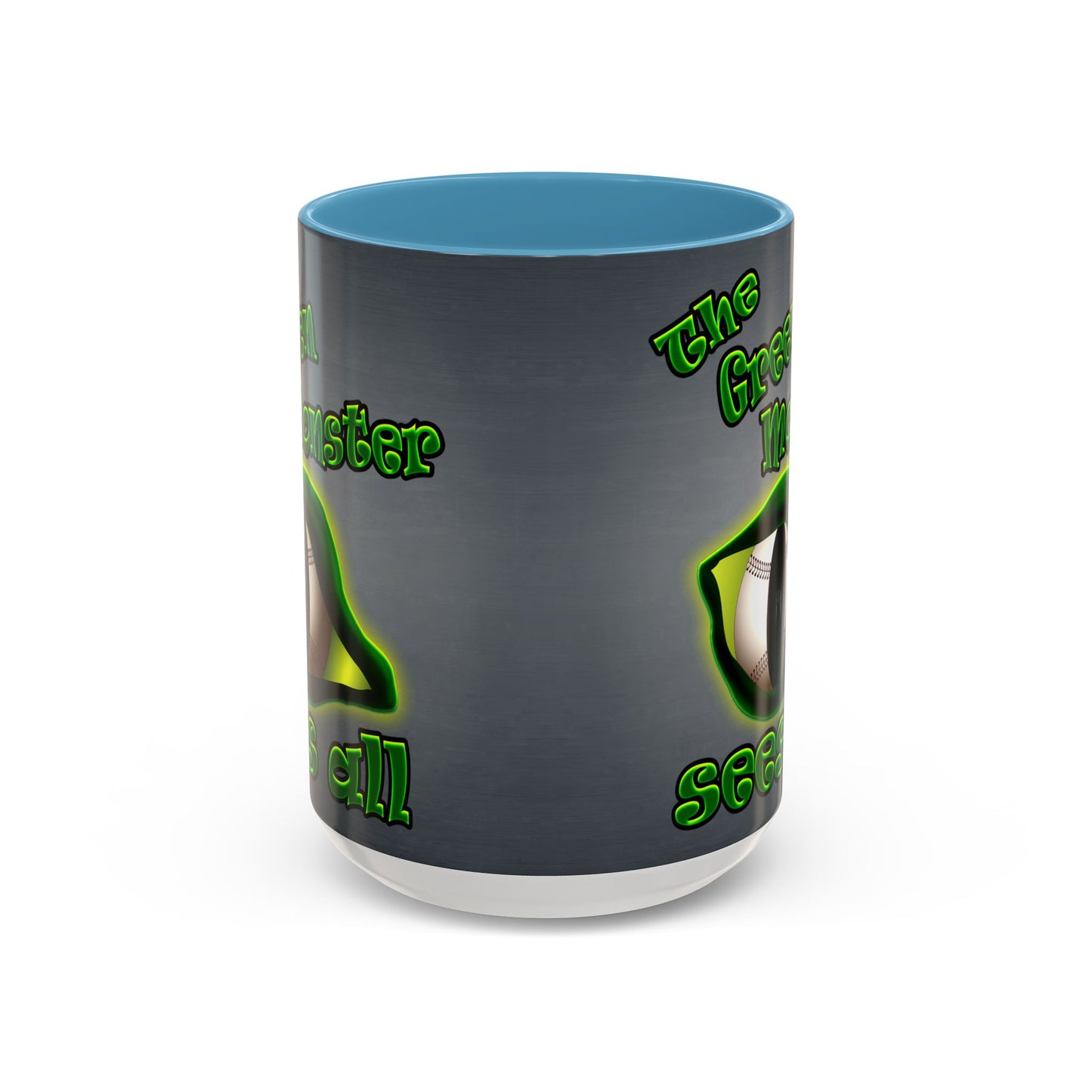 green monster - Accent Mug (grey-light grey)