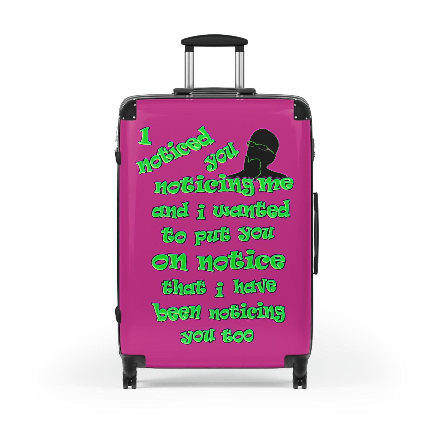 noticed you noticing - Suitcase (pink)
