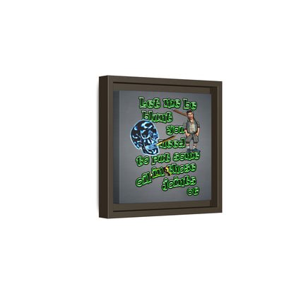 og - framed canvas art (grey-light grey)