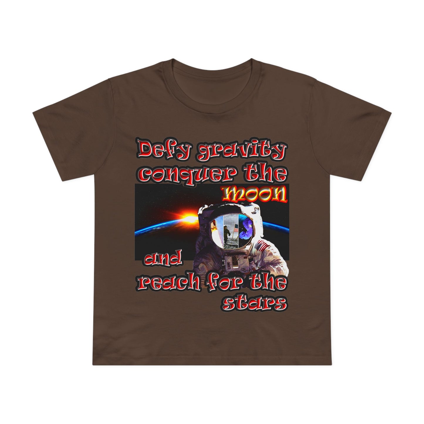 defy conquer reach - Women’s Maple Tee