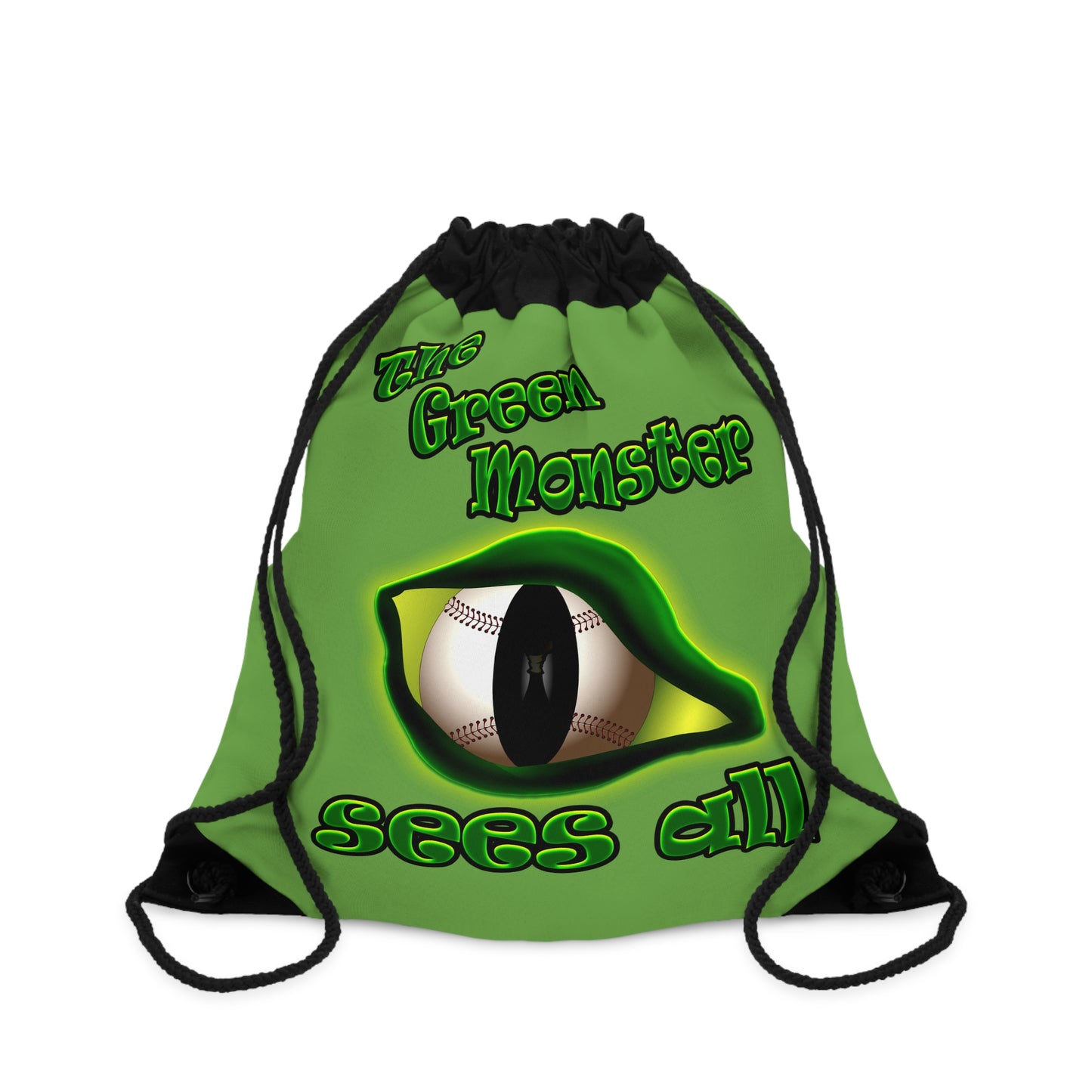 green monster - Drawstring Bag (green)