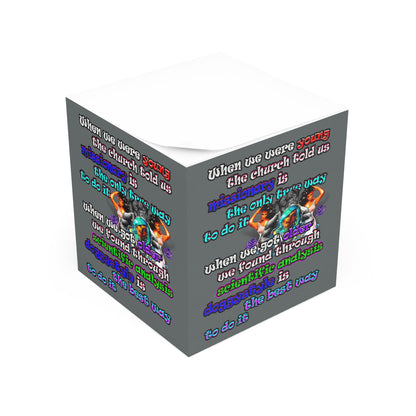 doggystyle - note cube (dark grey)