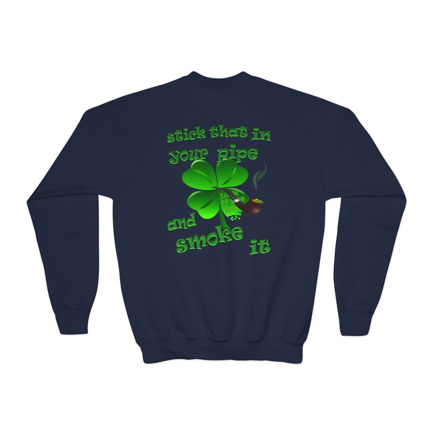 celtics logo - Youth Crewneck Sweatshirt