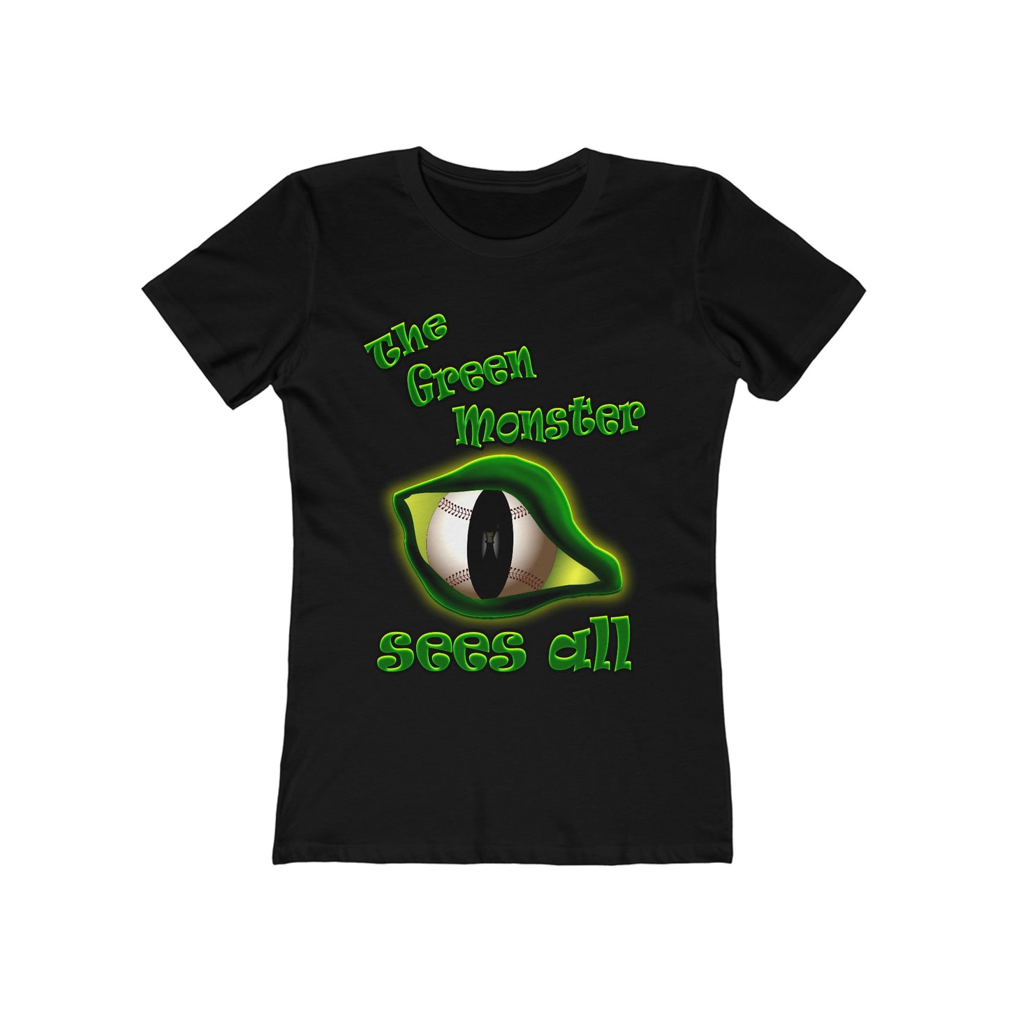 green monster - Women's The Boyfriend Tee
