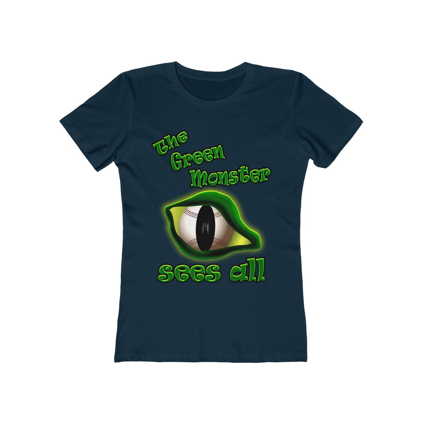 green monster - Women's The Boyfriend Tee