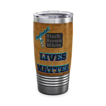 irrelevant - Ringneck Tumbler, 20oz (brown papyrus)
