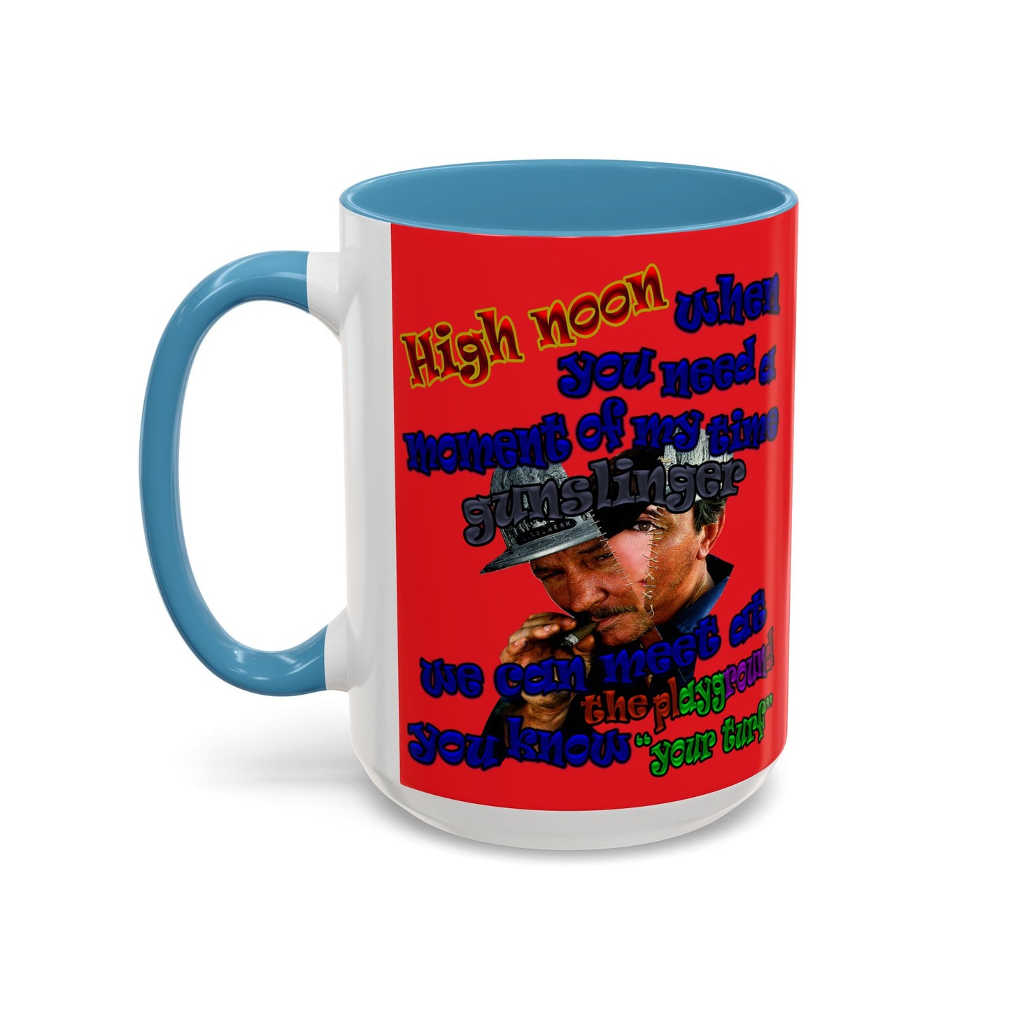 high noon - Accent Mug (red)