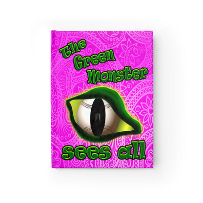 green monster - journal-blank (pink swirl)