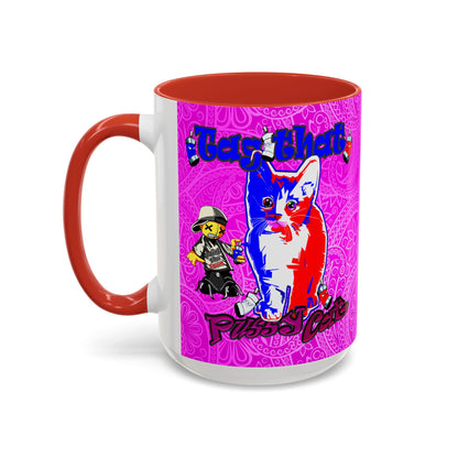 tag that - Accent Mug (pink swirl)