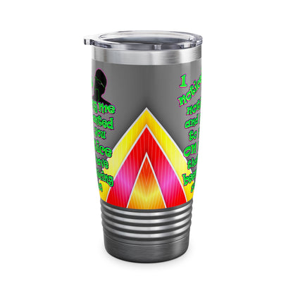 noticed you noticing - Ringneck Tumbler, 20oz (rainbow split)