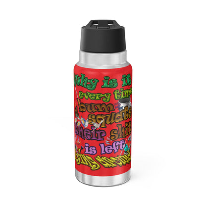 the bum's shit - Gator Tumbler, 32oz (red)