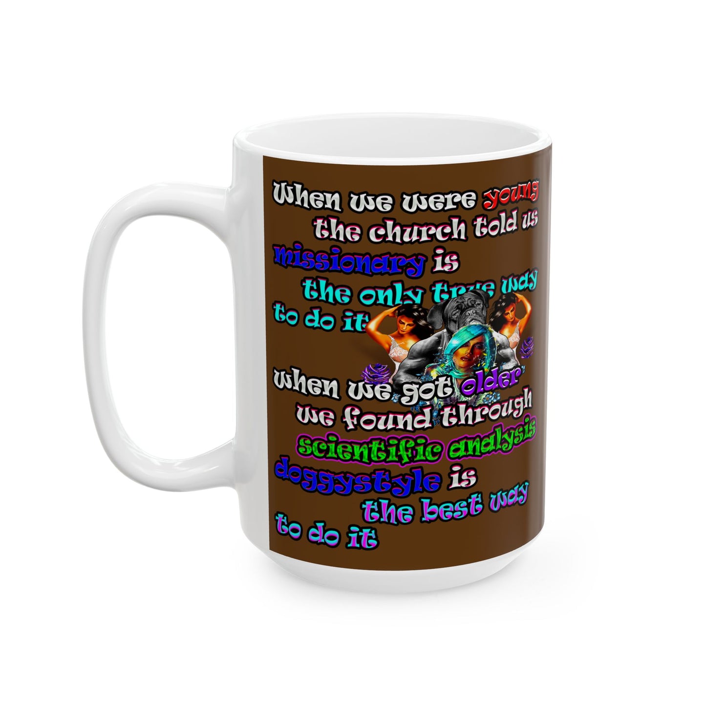 doggystyle - White Mug (brown)