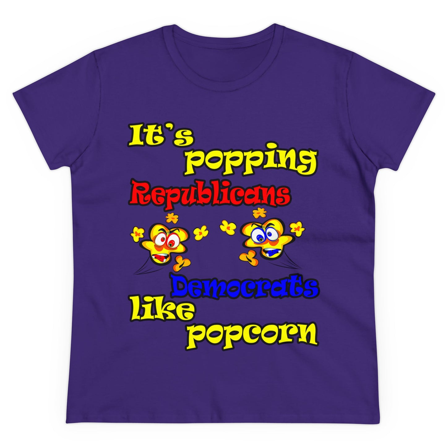 popping like popcorn - Women's Midweight Cotton Tee