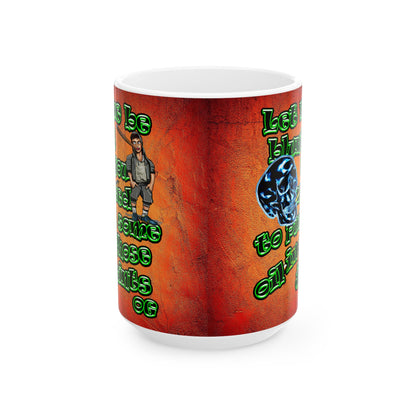 og - White Mug (burnt orange)