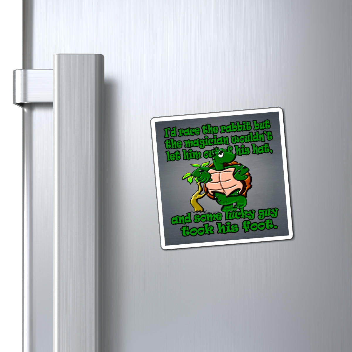 turtle race - Magnets - (grey-light grey)