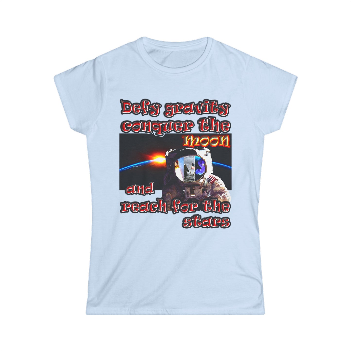defy conquer reach - Women's Softstyle Tee