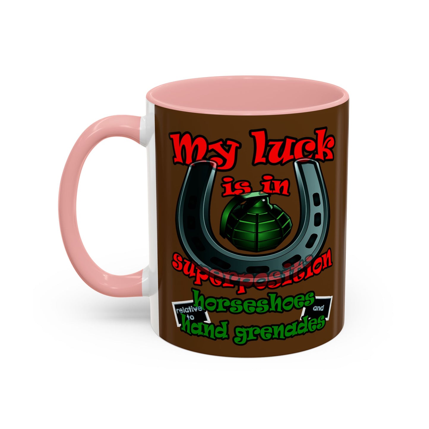 my luck - Accent Mug (brown)