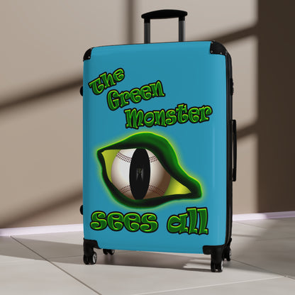 green monster - Suitcase (turquoise)