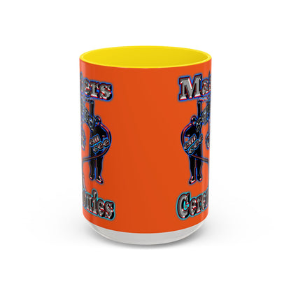 em cee squared - Accent Mug (orange)