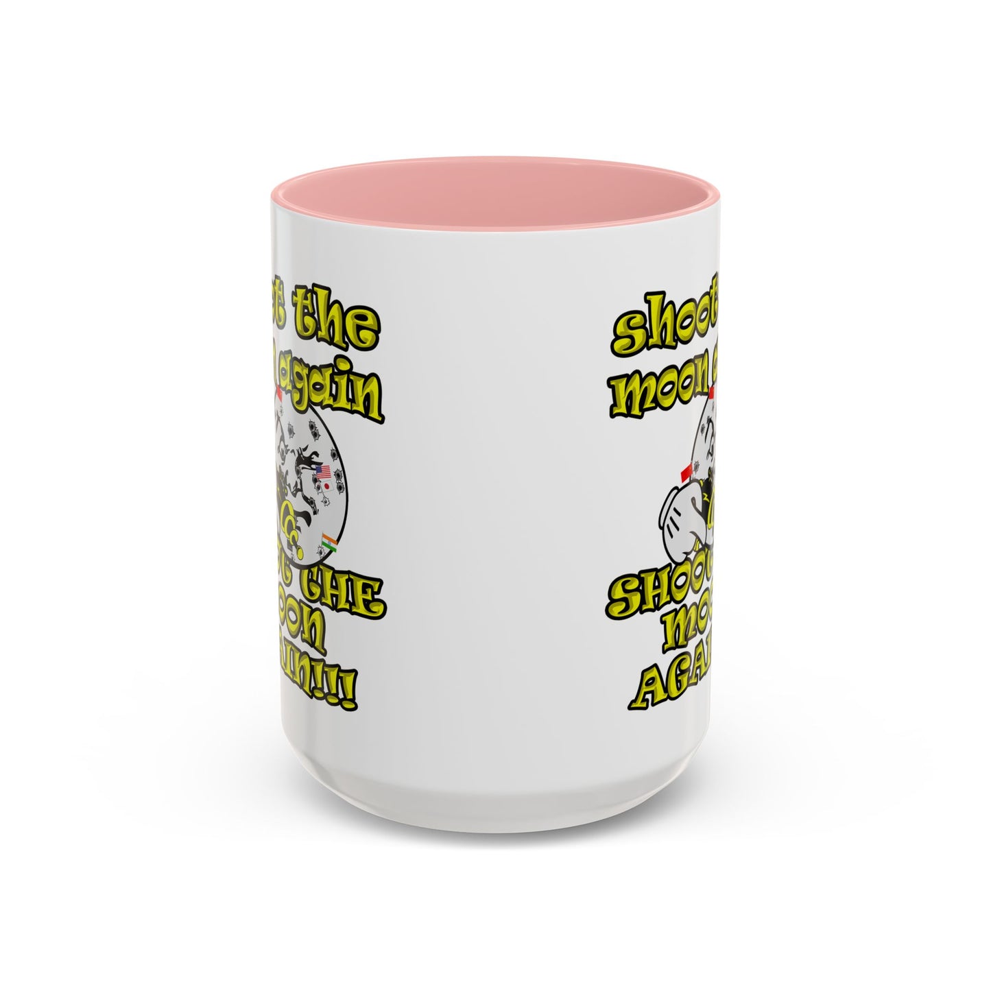shoot the moon again - Accent Mug (white)