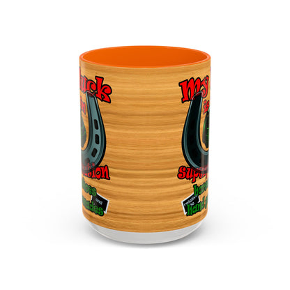 my luck - Accent Mug (butterscotch wood finish)