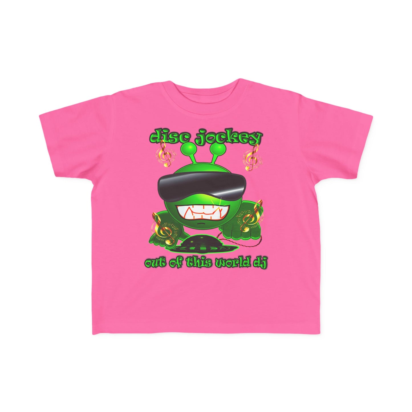 disc jockey - Toddler's Fine Jersey Tee