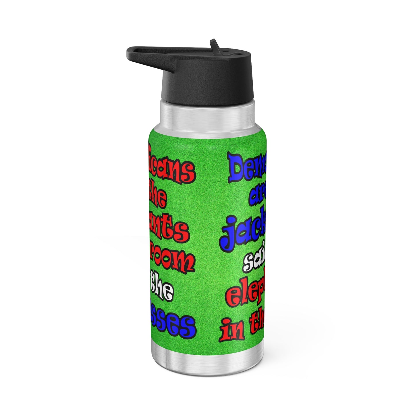 donkeys and elephants - Gator Tumbler, 32oz  (green turf)