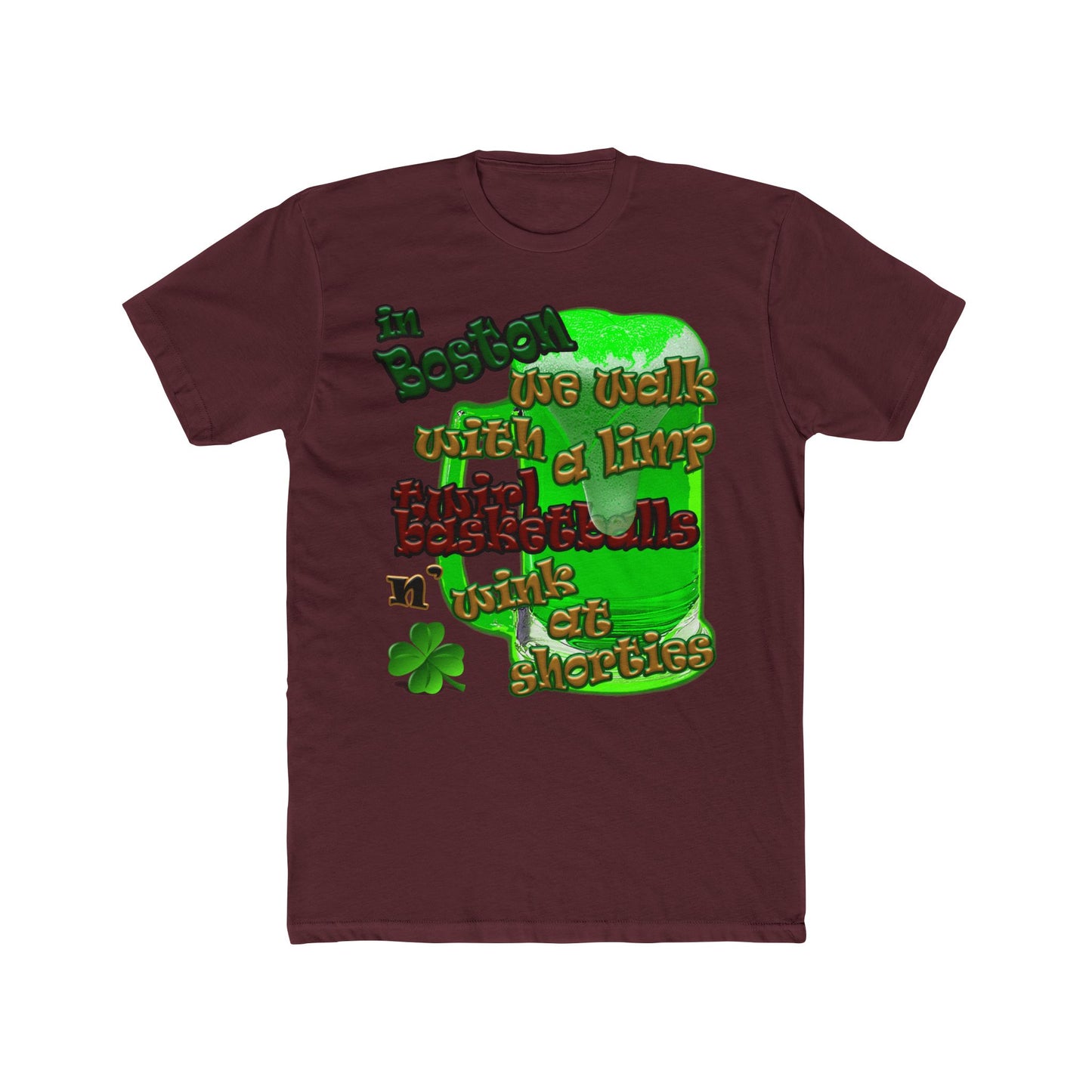 celtics logo - Men's Cotton Crew Tee