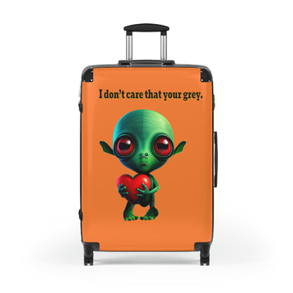 I don't care that your grey - Suitcase (crusta)