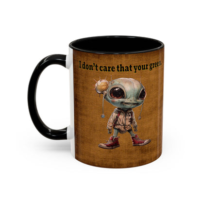 I don't care that your grey - Accent Mug (brown papyrus)