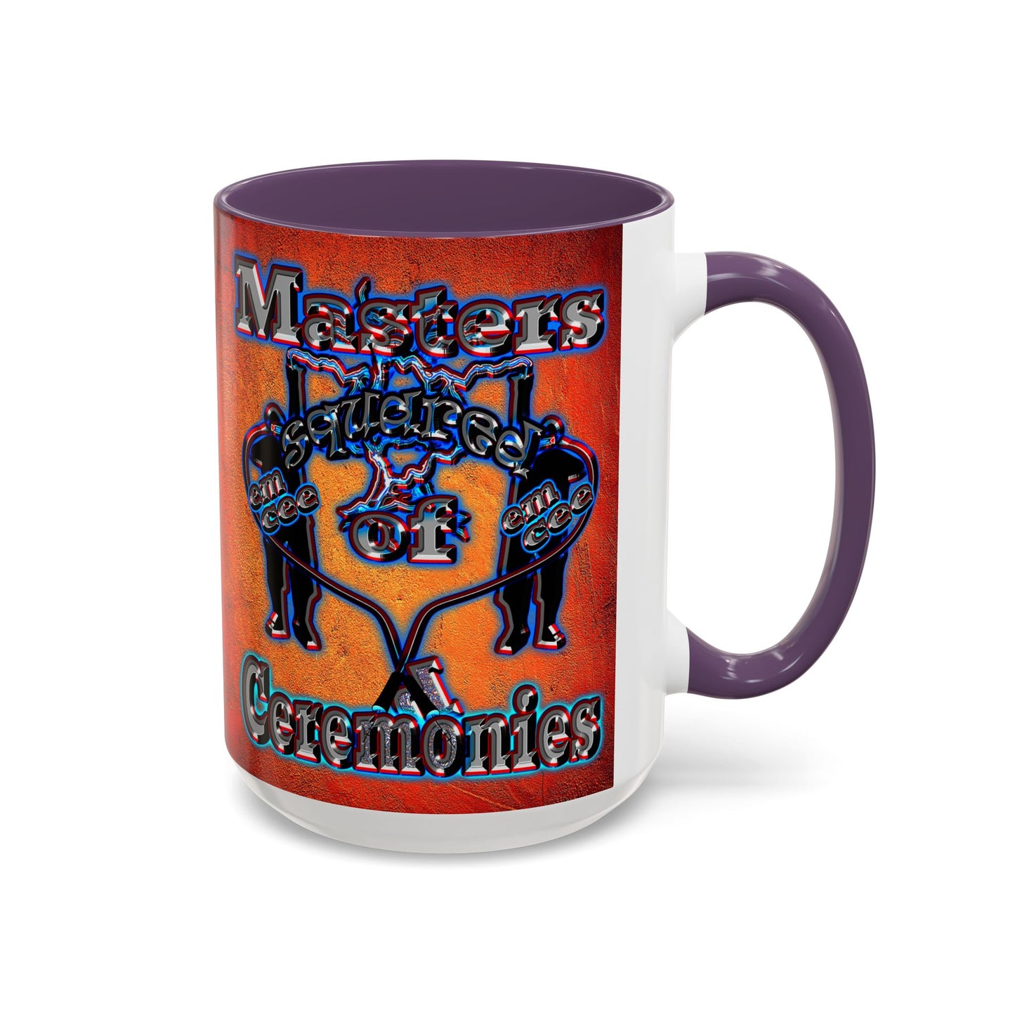 em cee squared - Accent Mug (burnt orange)