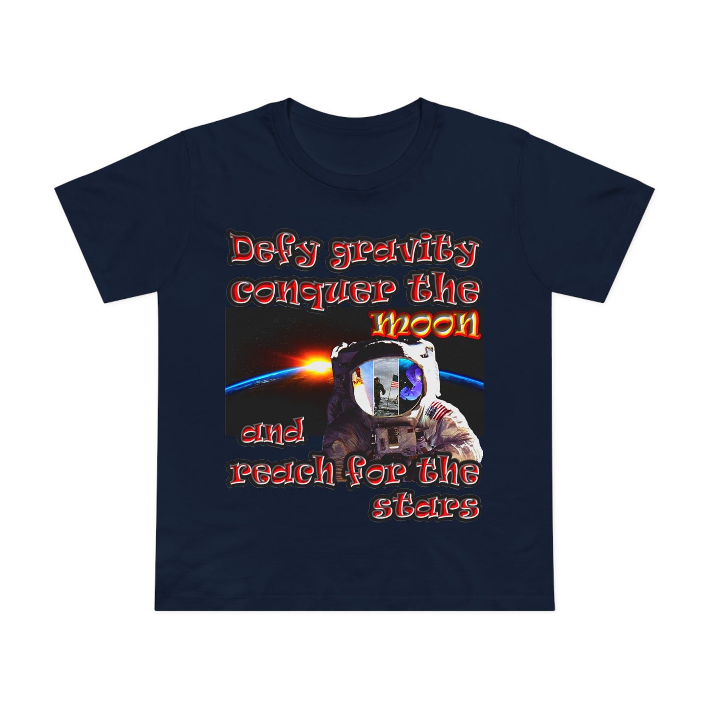 defy conquer reach - Women’s Maple Tee