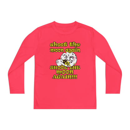 shoot the moon again - Youth Long Sleeve Competitor Tee
