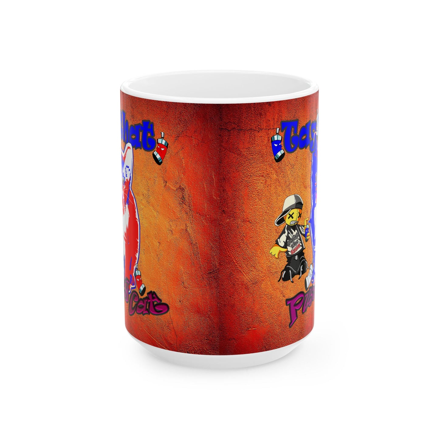 tag that - White Mug (burnt orange)