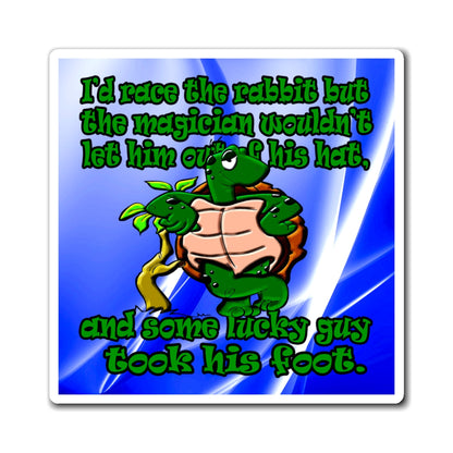 turtle race - Magnets - (blue-white wave)