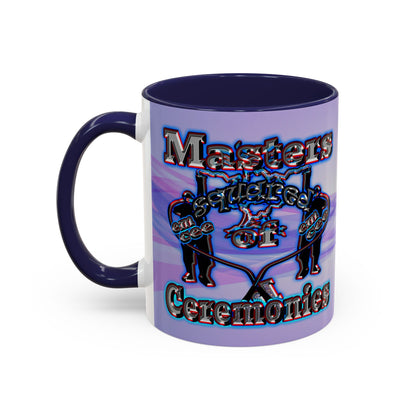 em cee squared - Accent Mug (light blue-pink wave)