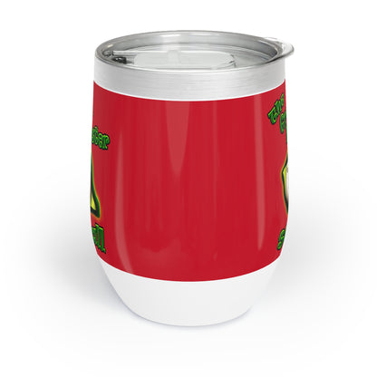 green monster - Chill Wine Tumbler (dark red)