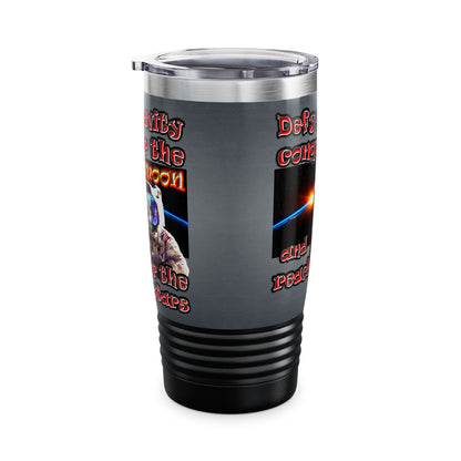 defy conquer reach - Ringneck Tumbler, 20oz (grey-light grey)