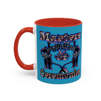 em cee squared - Accent Mug (turquoise)