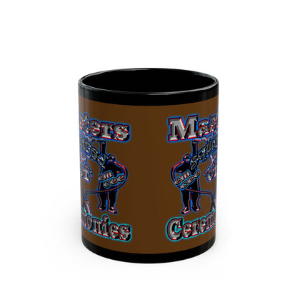em cee squared - Black Mug (brown)