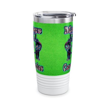 em cee squared - Ringneck Tumbler, 20oz (green turf)