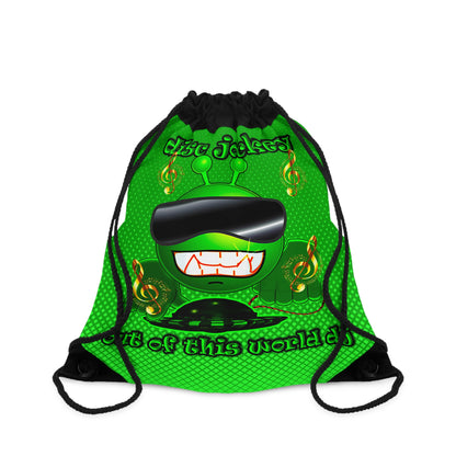 disc jockey - Drawstring Bag (logo green)