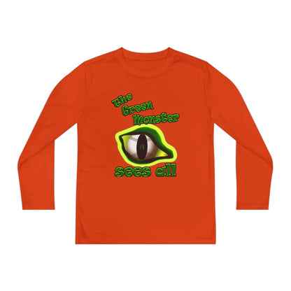 green monster - Youth Long Sleeve Competitor Tee