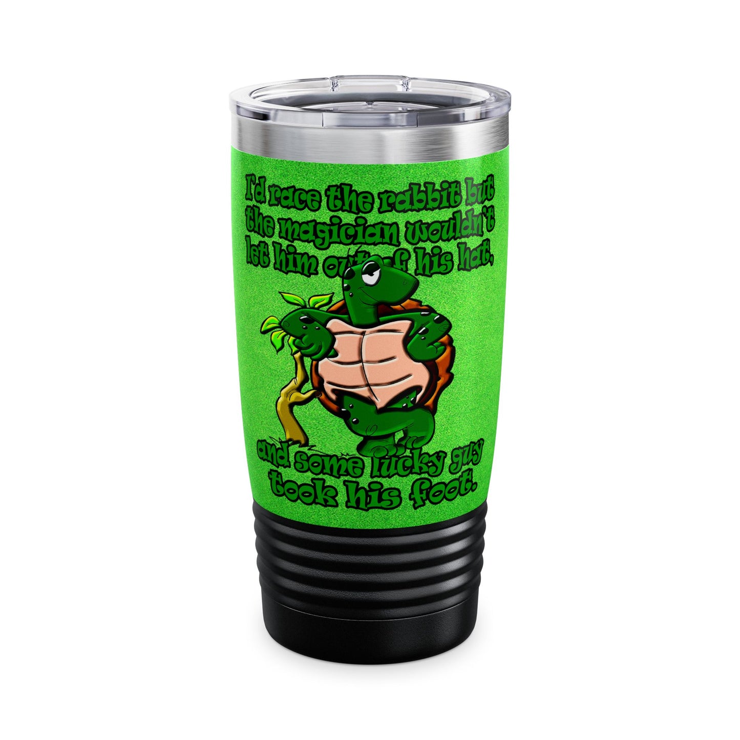 turtle race - Ringneck Tumbler, 20oz (green turf)