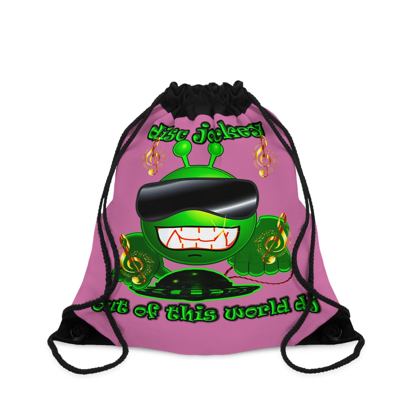 disc jockey - Drawstring Bag (light pink)