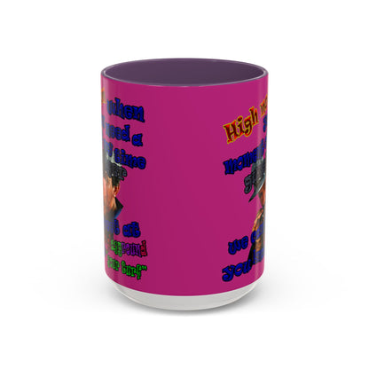 high noon - Accent Mug (pink)