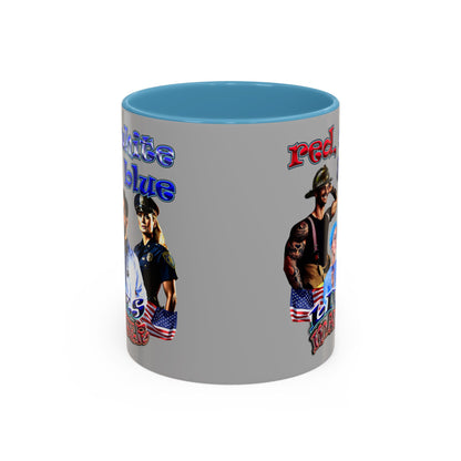 rw&b lives matter - Accent Mug (light grey)
