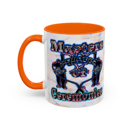 em cee squared - Accent Mug (white marble)