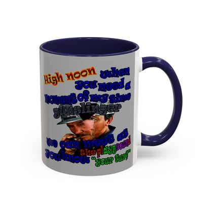 high noon - Accent Mug (light grey)