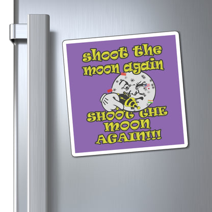 shoot the moon again - Magnets - (light purple)